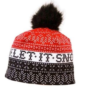 Krimson Klover Let It Snow Beanie One Size NWOT